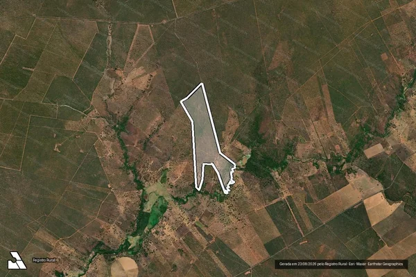 Imagem de satélite de Fazenda Almas - Parte 1 em Luislândia - MG