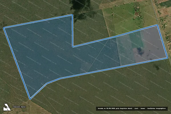 Imagem de satélite de FAZENDA BURI / GLEBA 01 em Cipó - BA