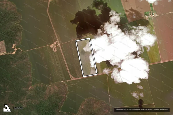 Imagem de satélite de FAZENDA PORTO SEGURO LOTE 228 - Parte 1 em Nova Mutum - MT