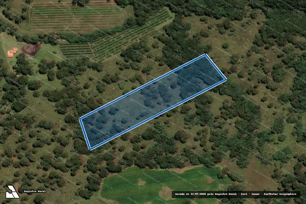Imagem de satélite de Fazenda Piedade, Santa Izabel, Inverenadinha e Fernandes  - PARCELA 05 em São Joaquim - SC