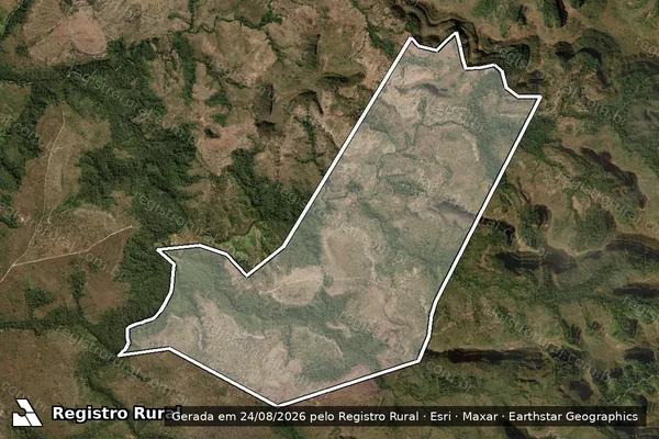 Imagem de satélite de Fazenda Sussuapara Lote 12, LotÃÂº Santa Tereza, 1ÃÂº Etapa  - Parte 1 em Recursolândia - TO