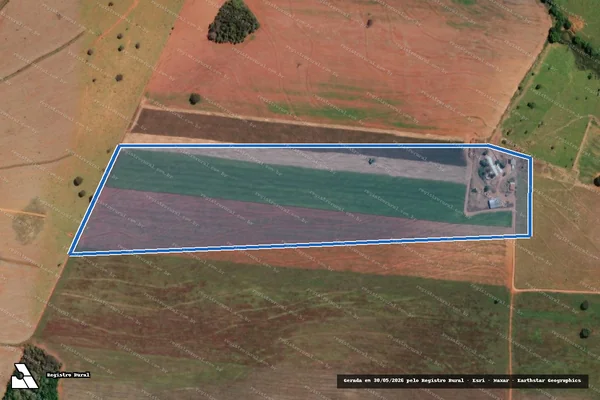Imagem de satélite de Fazenda Almas - Parte 1 em Lagamar - MG