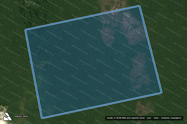 Imagem de satélite de FAZENDA PARAUÁ - Parte 1 em Manicoré - AM