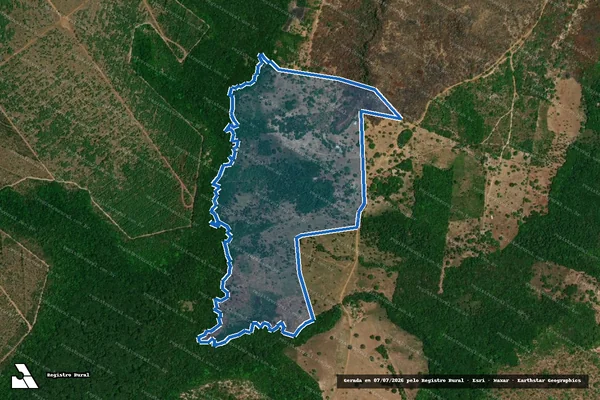 Imagem de satélite de Fazenda Serra Curta ? Lote 11 do Loteamento Gleba Solta - Parte 1 em Wanderlândia - TO