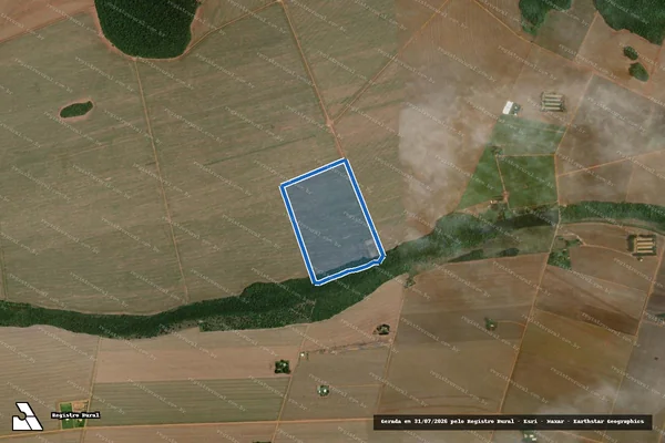 Imagem de satélite de FAZENDA MONTE ALEGRE, CONQUISTA - Parte 02 em Rio Verde - GO