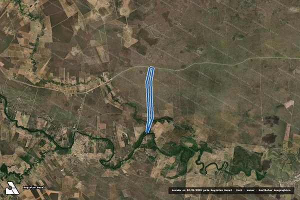 Imagem de satélite de FAZENDA ANNA HOEVE III - Parte 1 em Feira da Mata - BA