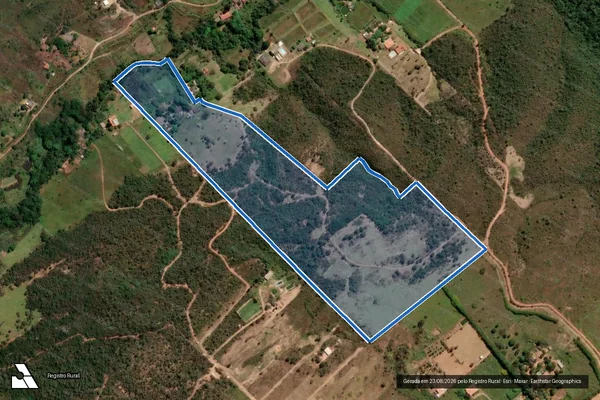 Imagem de satélite de PICAG; Lote nº 448B; Gleba nº 02; Reserva Técnica F - PICAG, Chácara Louzeiro, Gleba 02, Reserva Técnica F em Brasília - DF