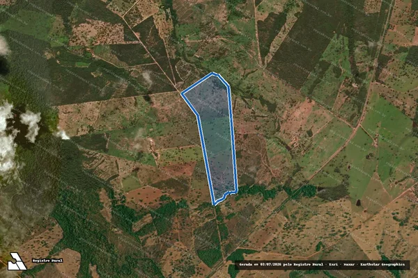 Imagem de satélite de LOTE 54, PA LAGOÃO - LOTE 54, PA LAGOÃO em Sandolândia - TO