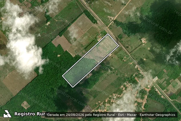 Imagem de satélite de LOTE 81 - Parcela 1 em Santa Luzia do Pará - PA