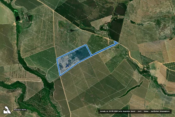 Imagem de satélite de ALCON COMPANHIA DE ALCOOL - em Nanuque - MG