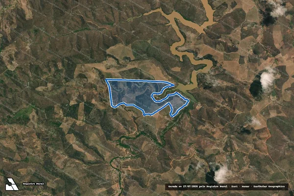 Imagem de satélite de FAZENDA FAZENDA BOA ESPERANÇA ? Margem Esquerda - Perimetro em Chapada do Norte - MG