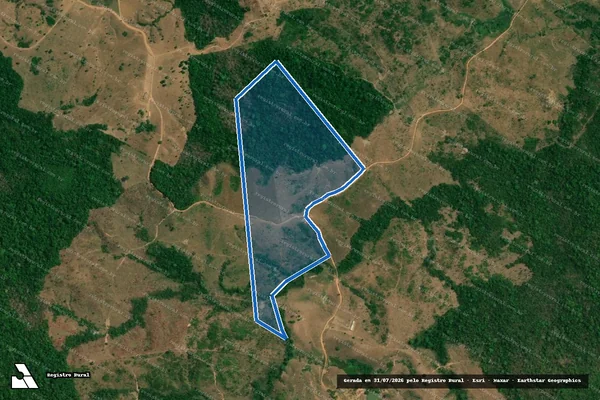 Imagem de satélite de LOTE 123 - LOTE 123 PARTE A em Marabá - PA