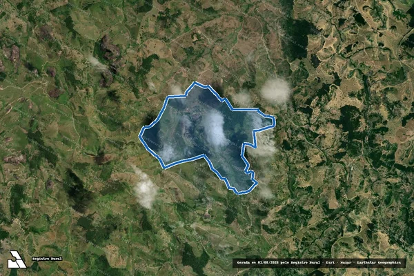 Imagem de satélite de Fazenda Ibirapuera - Fazenda Ibirapuera em Carlos Chagas - MG