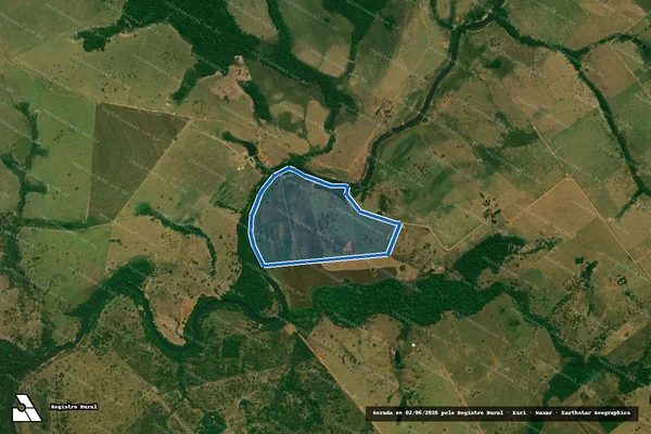 Imagem de satélite de Fazenda São Pedro II - Área Remanescente em Tangará da Serra - MT
