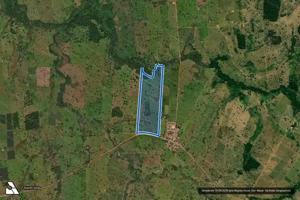 Imagem de satélite de SÍTIO SANTO ANTÔNIO - Parte 1 em Vale de São Domingos - MT
