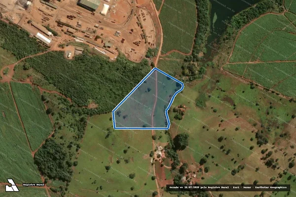 Imagem de satélite de Fazenda Córrego Morro Alto - Parte 1 em Rubiataba - GO