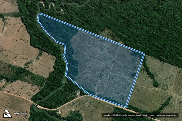Imagem de satélite de LOTE RURAL Nº P1/4-E - AGROPECUÁRIA STRADA em Paranaíta - MT