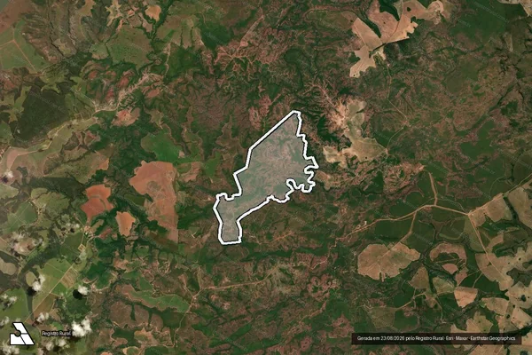 Imagem de satélite de FAZENDA EXTENSÃO DO LAR - Parte 1 em Alto Garças - MT