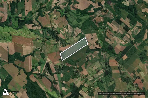 Imagem de satélite de SITIO GONÇALVES JUNIOR - Parte 1 em Ivaí - PR