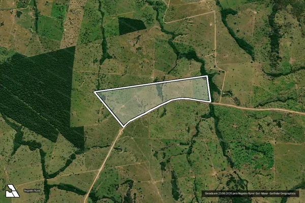 Imagem de satélite de FAZENDA FRUTAL LOTE 06 em Pontes e Lacerda - MT