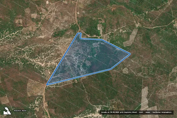 Imagem de satélite de Ininga - Parte 1 em Buriti dos Lopes - PI