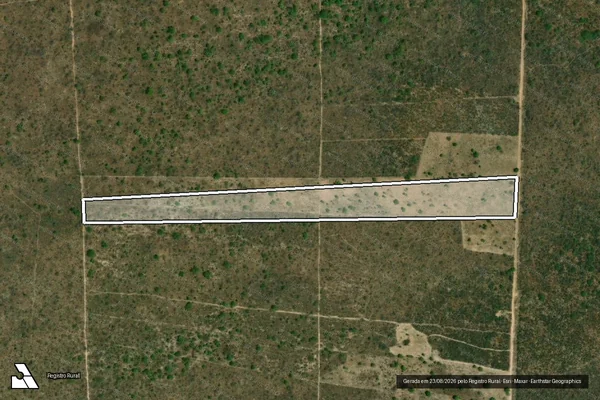 Imagem de satélite de FAZENDA CATINGUINHA - LOTE 45 em Cotegipe - BA