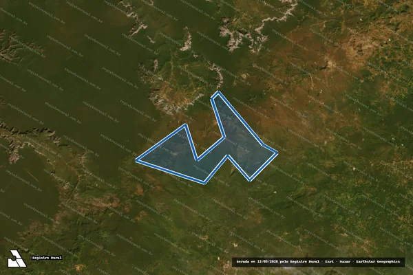 Imagem de satélite de FAZENDA VITÓRIA II em Remanso - BA