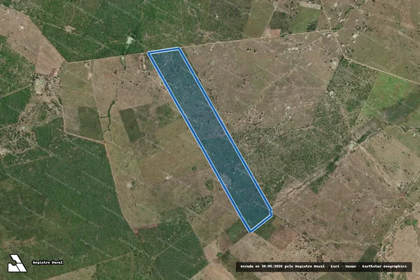 Imagem de satélite de FAZENDA NOVA GARATUBA - 01 em Poço Redondo - SE