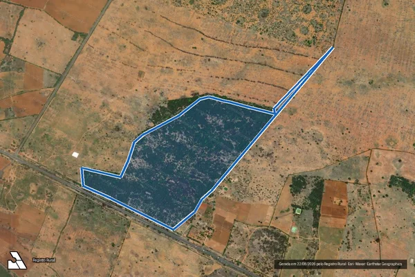 Imagem de satélite de FAZENDA LAGOA BRANCA - FAZENDA LAGOA BRANCA em América Dourada - BA