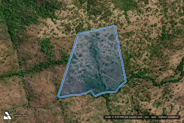 Imagem de satélite de FAZENDA SÃO FRANCISCO, Lote 63 (parte) do LOTEAMENTO SERRINHA - PARCELA GUARAÍ-TO em Guaraí - TO