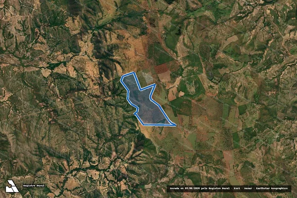 Imagem de satélite de FAZENDA POÇÕES - Gleba REMANESCENTE em Presidente Juscelino - MG