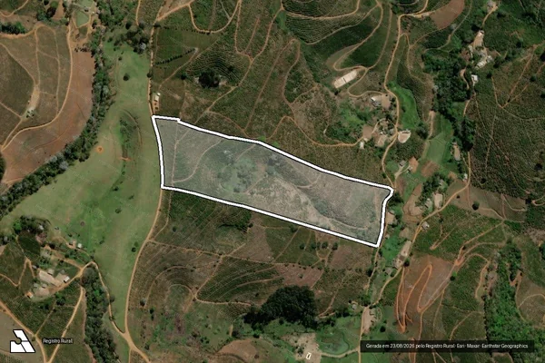 Imagem de satélite de FAZENDA SÃO DOMINGOS E PEDRA MENINA - Gleba 01A em Espera Feliz - MG