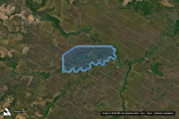 Imagem de satélite de Fazenda Vitória do Araguaia em São Félix do Araguaia - MT