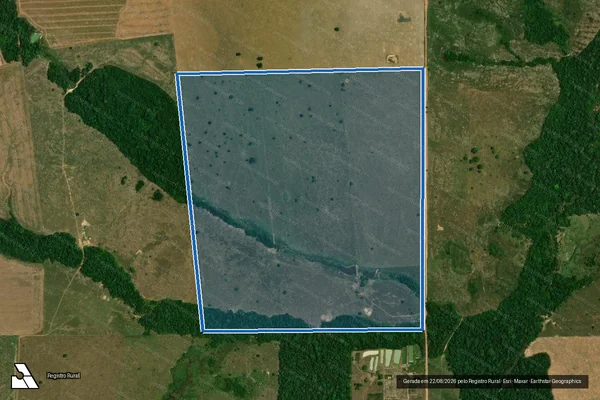 Imagem de satélite de SÍTIO RIO MADEIRA (LOTE 43 REM) ? GLEBA BOM PRINCIPIO B - SÍTIO RIO MADEIRA ? LOTE 43 REM em Seringueiras - RO