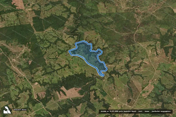 Imagem de satélite de FAZENDA CERRADO - Parte 2 em Nova Brasilândia - MT