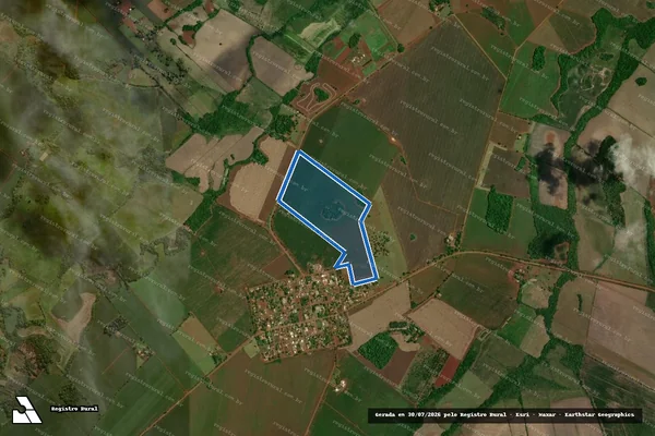 Imagem de satélite de Sítio Renascer Área B - PARTE 01 em Dourados - MS