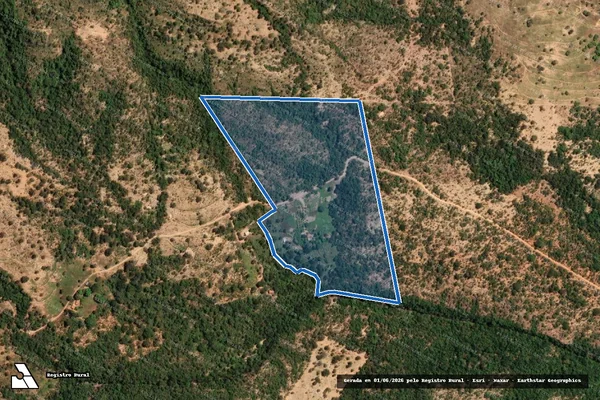 Imagem de satélite de FAZENDA MANGUES - Gleba 03 em Buritis - MG