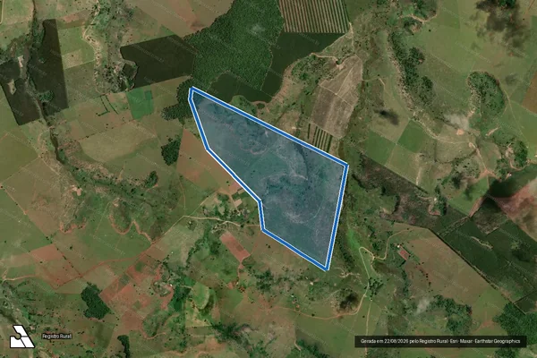 Imagem de satélite de Fazenda Rancheira - 10.378 em Teixeira de Freitas - BA