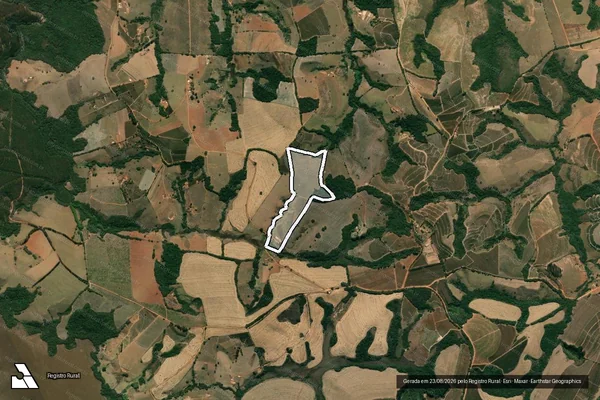 Imagem de satélite de FAZENDA VAU - FAZENDA VAU em Luminárias - MG