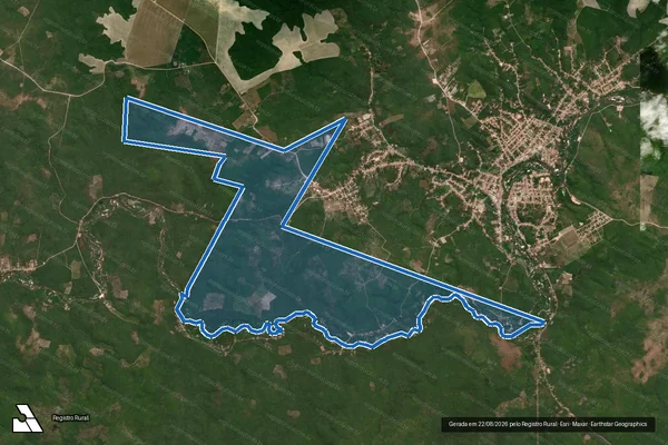 Imagem de satélite de FAZENDA MUNIM DO MATO I - Parte 2 em São Benedito do Rio Preto - MA
