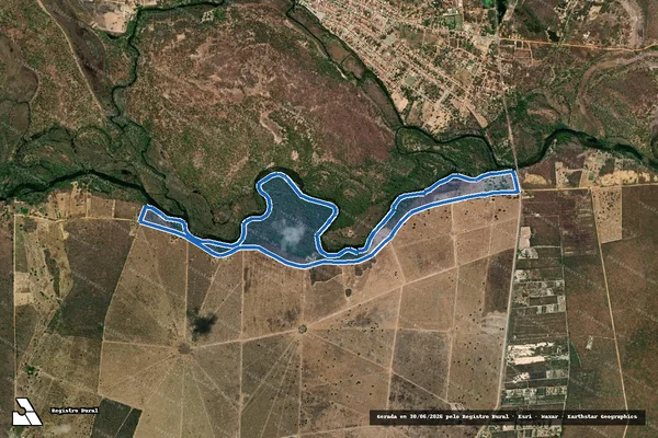 Imagem de satélite de FAZENDA SONHO MEU - Gleba 01 em Santa Rita de Cássia - BA