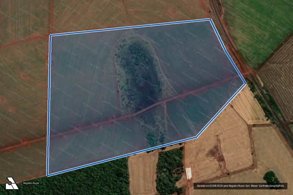 Imagem de satélite de FAZENDA BAÚZINHO - Gleba 06 em Rio Verde - GO