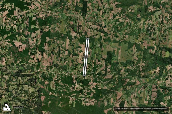 Imagem de satélite de Sem denominação - Parte 1 em São Lourenço do Sul - RS