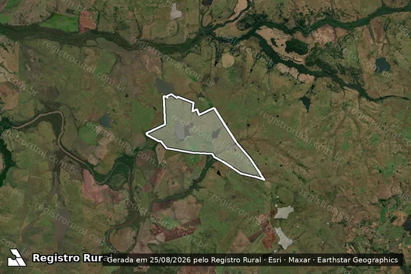 Imagem de satélite de Condominio Santa Virginia - Parte 1 em Quaraí - RS