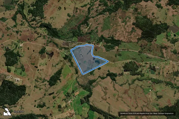 Imagem de satélite de sem denominação - MAT 34780 em São Francisco de Paula - RS