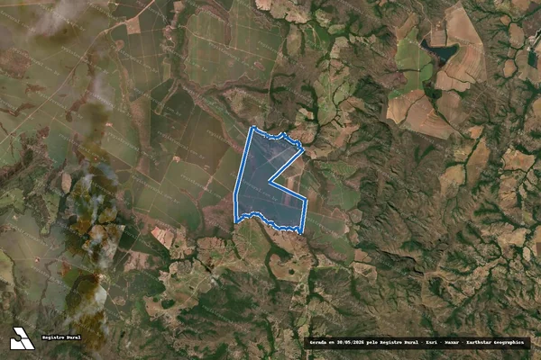 Imagem de satélite de FAZENDA SANTA CLARA III - Parte 1 em Padre Bernardo - GO