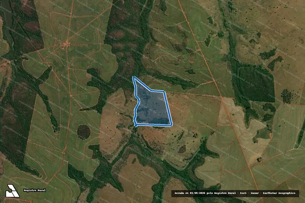 Imagem de satélite de Fazenda Angico - Parte 1 em Aparecida do Taboado - MS