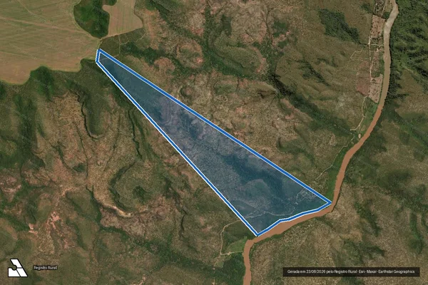 Imagem de satélite de FAZENDA MACAÚBA - 001 em Sambaíba - MA