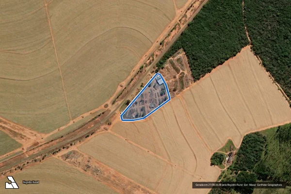 Imagem de satélite de FAZENDA FLORES LD CAPIVARA - ?GLEBA 2? em Mineiros - GO