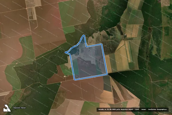 Imagem de satélite de FAZENDA VIAN - Parte 1 em Gaúcha do Norte - MT
